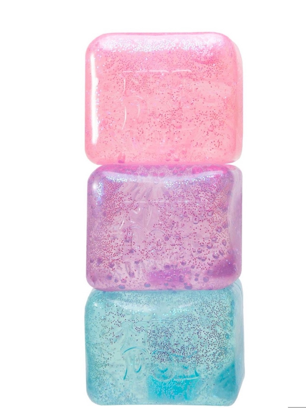 Purple NeeDoh Nice Cube Glitter & Glow Squishy Toy - Picture 2 of 5